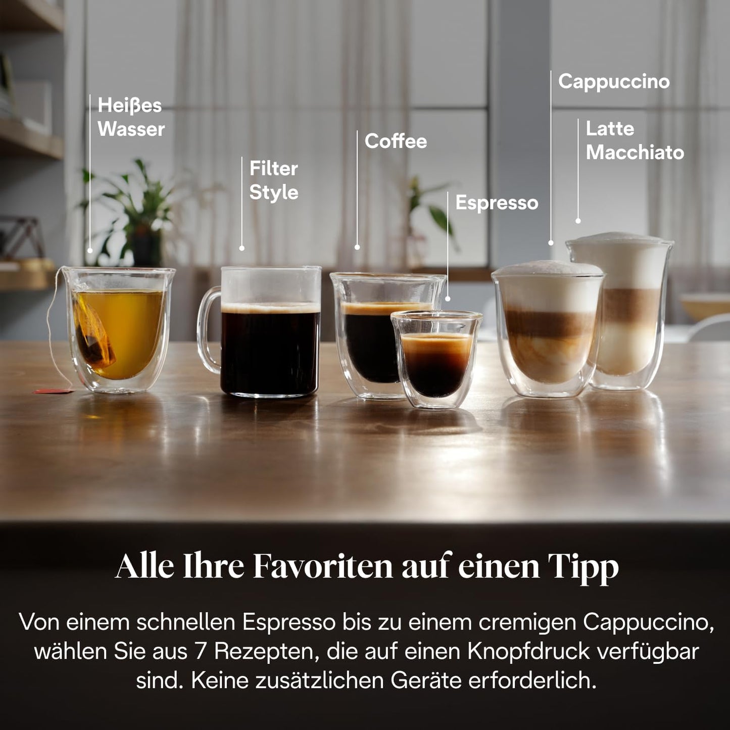 De’Longhi Magnifica Evo - Perfetto Kaffeevollautomat mit LatteCrema-Milchaufschäumer, 7 One-Touch-Getränke, Cappuccino, Espresso Kaffeemaschine, Soft-Touch-Bedienfeld, Schwarz (ECAM292.81.B)